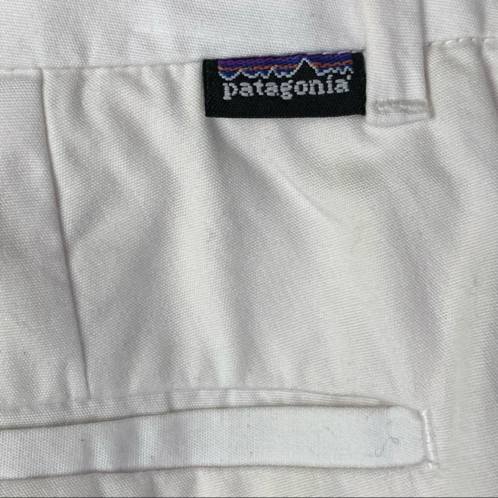 Patagonia White Organic Cotton 10” Inseam Bermuda Short Cruise, Resort Wear Sz 4